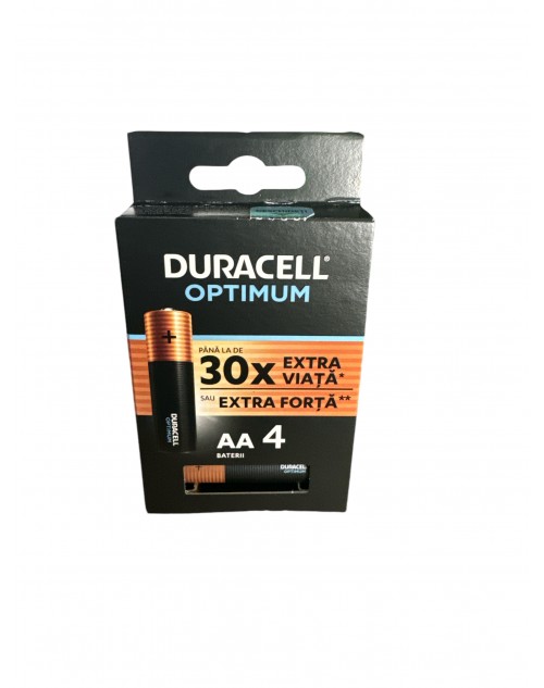 Duracell Optimum LR6 AA 1.5V MX1500 baterii alcaline blister 4